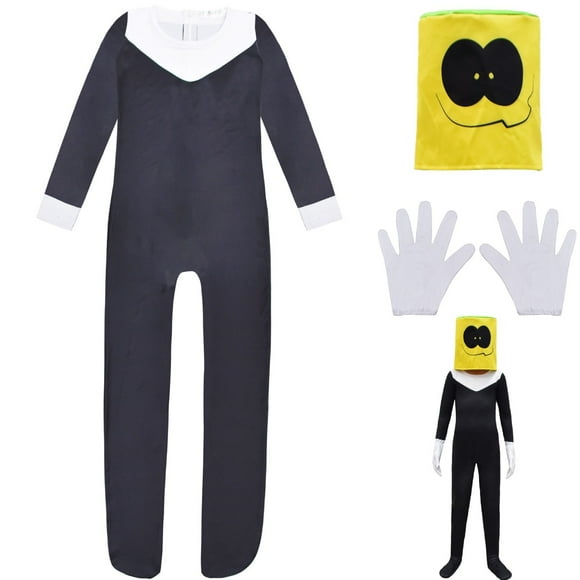 disfraz de cosplay de friday night funkin skid pump con máscara para niños y niñas mono de fantasía para halloween fivean unisex