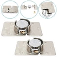 thumbnail image 6 of 2pcs Garage Lock Steel Heavy Duty Van Shed Door Security Padlock Hasp Lock Set, 6 of 17