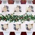 thumbnail image 7 of Ryvnso Cow Watercolor Round Plate Mats Dining Table Placemat Set of 4 for Holiday Decoration, 7 of 7