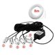 thumbnail image 1 of Red Lámpara de luz ambiental para coche, fibra óptica Rgb, Control remoto inalámbrico, multicolor, 1 of 5