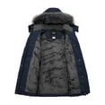 thumbnail image 5 of ZSHOW Girls' Winter Coat Warm Winter Jacket Waterproof Puffer Puffer Coat Dark Blue 8, 5 of 10