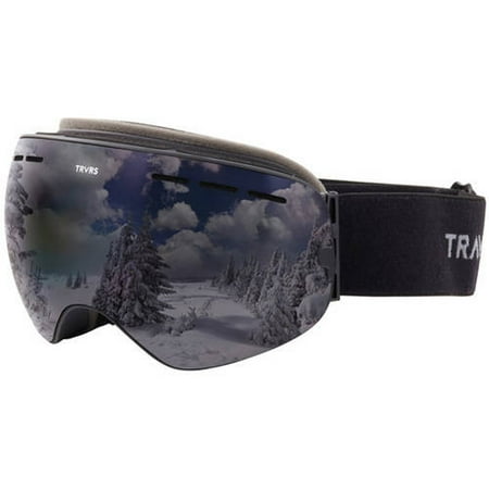 Traverse Virgata Ski, Snowboard, and Snowmobile Goggles, Obsidian with Smoke Lens