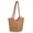 Khaki-Style A, variant on Spencer Nylon Mesh Tote Bag, Casual Tote Bag Hobo Women Foldable Shoulder Bag For Beach Picnic Vacation, Brown