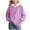 Purple, variant on SonxaHe Toddler Girls Hoodies and Sweatshirts Long Sleeve Casual Pullover Spring and Fall Hoodie Witn Pockets Black,Sized 2-3