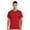 Red, variant on Haitryli Mens Athletic Sport Shirts Short Sleeve Sun Protection Rash Guard Tops Outdoor Undershirt Yellow S