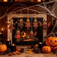 thumbnail image 4 of Vintage Halloween Party Decoration Halloween Wood Sign intage Halloween Wall Door Hanging Decoration for Window Fireplace Mantel 6pcs, 4 of 6