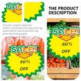 thumbnail image 3 of TABLETREANDS 50Ud Carteles Adhesivos De Precio Amarillos Para Promociones En Tienda Retail, 3 of 5