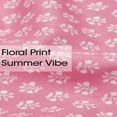 thumbnail image 4 of Square Neckline Women Floral Print Sleeveless Smock Long Ruffle Dress, 4 of 7