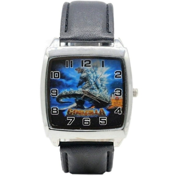 Main Street Unisex Leather Casual Wristwatch, Black