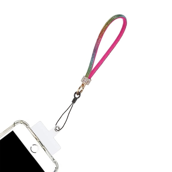 Rhinestone Bracelet Lanyard for Mobile Phones - Multicolor