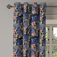 thumbnail image 3 of Ambesonne Grommet Curtain, , 50"x63", Indigo and Pistachio Green, 3 of 5