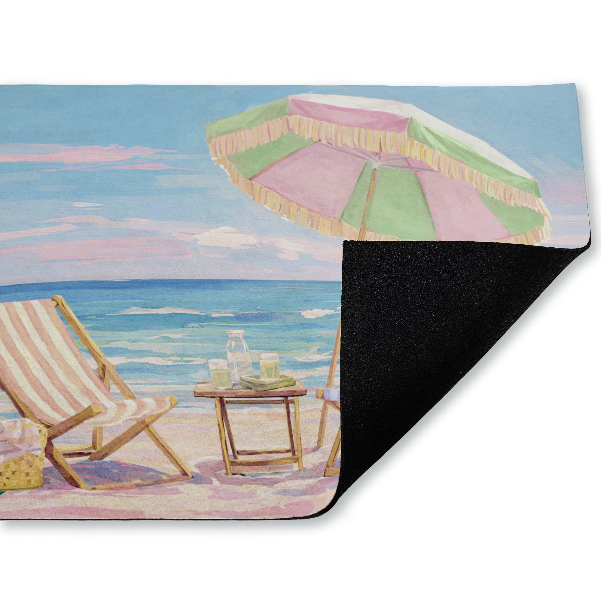Stupell Industries Drinks By The Sea Printed Outdoor Door Floor Mat, design by Ziwei Li