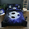 thumbnail image 5 of Sports Basketball football quilt bedding 3d foreign trade three-piece set, 5 of 5