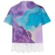thumbnail image 4 of QIIBURR - Camiseta de manga corta con encaje, cómoda y bonita, para el primer cumpleaños de una niña pequeña, con estampado de colores lisos, ideal para niñas de 5 años y 3 años., 4 of 5