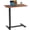 brown, variant on YOQIANG Adjustable Rolling Overbed Table Mobile Sit-Stand Computer Desk with Lockable Casters for Home Hospital Patio