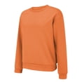 thumbnail image 4 of BODOAO Oversized Sweatshirt for Women,2025 Fall Casual Crewneck Pullover Sweatshirt Soft Comfy Long Sleeve Sweatshirt Loose Fit Cute Hoodies Y2K Tunic Tops Sweaters Comfy Fall Outfits Orange 4XL, 4 of 9
