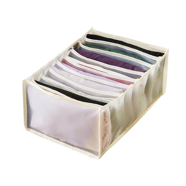 TIELUTT Compartiment de Rangement en Maille pour Vêtements, Compartiment pour Pantalon, Tiroir de Rangement, Organisateurs de Garde-Robe et Rangement pour Bébé, Rangement à la Maison, Contenants Transparents à Fermeture Éclair pour Vêtements, Contenants de Rangement pour Grenier, Sacs, Organisateur pour Garde-Robe