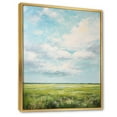thumbnail image 2 of Designart "pasture Bold Horizon I" Landscape & Nature Floater Framed Canvas Print, 2 of 7