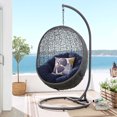 thumbnail image 1 of Modway Hide Balançoire de Patio Extérieure Sunbrella® avec Support, Gris Marine, 1 of 8