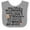 Heather and White, variant on Inktastic Multiple Sclerosis MS Awareness Walk Boys or Girls Baby Bib