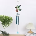 thumbnail image 4 of Eoperou Colorful Bird Flower Wind Chime with Aluminum Tubes/Bell Glow-in-the-dark Ball Hook Garden Patio Outdoor Decoration Metal Hanging Wind Bell Pendant Birthday Gifts, 4 of 8