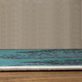 thumbnail image 3 of Country Turkish Area Rug, Pine Trees in the Forest on Foggy Seem Ombre Backdrop Wildlife Adventure Art, Soft Carpet for Living Room Decor, 6.6' X 9.6', Sky Blue, by Ambesonne, 3 of 4