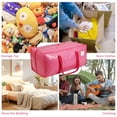 thumbnail image 4 of 6 Pack Extra Heavy Duty Large Moving Bags with Comfortable Handle & Strong Zipper for Clothes, Moving Boxes Dorm College Packing Supplies (Pink), 4 of 7
