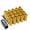 Gold, variant on J2 Engineering LN-T7-013-15-GD J2 Engineering 7075 -T6 Forged Aluminum M12X1.5 20Pcs 50mm Height Open -End Lug Nut Sets w / Socket Adapter (Gold)