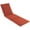 Orange, variant on ZYPPP Outdoor Chaise Lounge Cushion, Patio Furniture Pad with Hook & Loop Fastener Fixing Straps, Folding Cushion for Reclining Lounger for Outside, 72 x 23 Inches, Orange