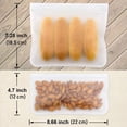 thumbnail image 4 of Ensemble de 10 Pcs Sac de Protection de Fraîcheur Alimentaire en PEVA Semi-Transparent Réutilisable pour Cuisine Domestique, Qualité Alimentaire, Sacs de Rangement Pratiques, Pellicule en Silicone Saran, 4 of 6