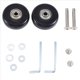 thumbnail image 2 of Juego de 2 Ruedas Repuesto para Maletas Equipaje 50X18 Mm, Giratorias PU, Kits ReparacióN Rodamientos Acero Al Carbono, 2 of 5