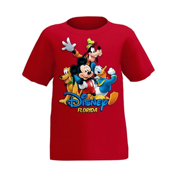 Disney Mickey & Friends Florida Toddler Tee Shirt, 2T-4T (Boy's)