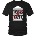 thumbnail image 1 of Banque de Papa Désolé Fermé Fête des Pères Drôle Humour Graphique T-Shirt Unisexe Z228, P-5TG, 1 of 4