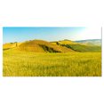 thumbnail image 2 of Champ de Blé Tuscany par une Journée Ensoleillée - Impression Paysager Uvre Murale, 2 of 3