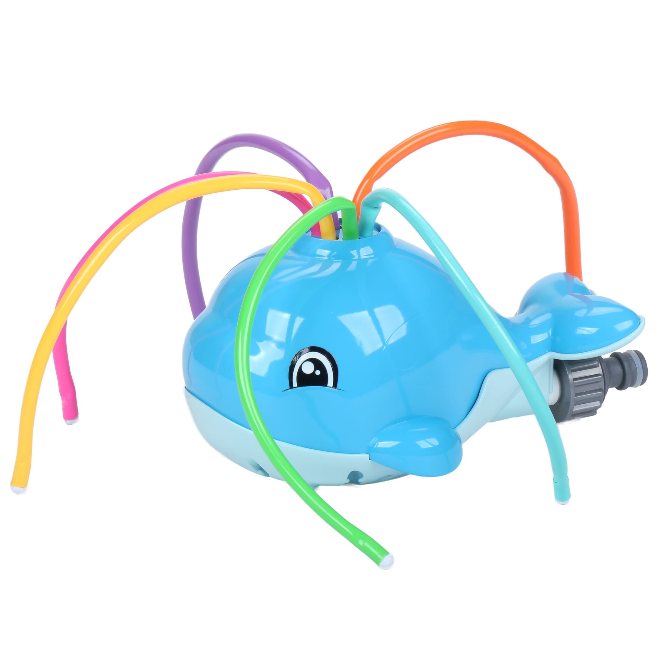 Play Day Whale Sprinkler with Colorful Water Tubes for Kids