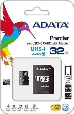 Carte micro Sdhc Class 4 Adata - 8 Go Pc