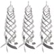 thumbnail image 1 of 3 piezas de repelentes de pájaros de perlas raras, revelador de espiral de pájaros, varillas de miedo de pájaros reflectantes, probador de disuasión de spinner ornamental. Afortunado Sencillez, 1 of 5