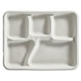 thumbnail image 2 of Savaday Molded Fiber Food Trays 1-Compartment, 9 x 12 x 1, White, 250/Carton, 2 of 2