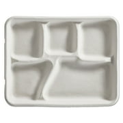 Chinet Savaday Molded Fiber Flat Food Tray White 12x16 200/Carton 20803CT
