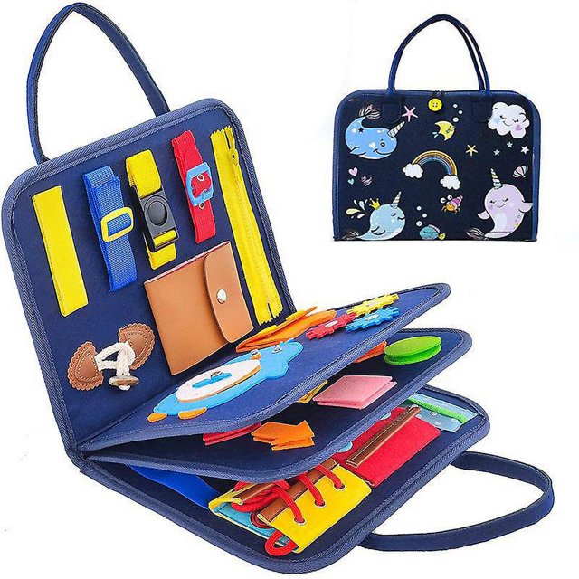 Tablero ocupado para niños pequeños, juguetes educativos de aprendizaje, regalo para niños y niñas