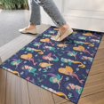 thumbnail image 4 of Dark Blue Mermaid Princess Pattern Door Rugs,Washable Non Slip Door Mats Indoor,Decorative Door Mats,Entry Mat Indoor for Entrance,Bedroom,Kitchen,Bathroom,17"x30", 4 of 6