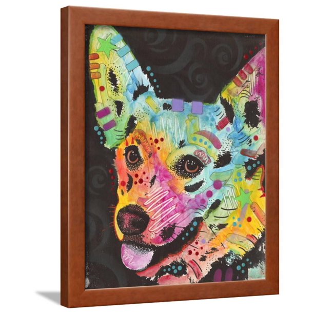Corgi Framed Print Wall Art By Dean Russo Walmart Com Walmart Com