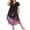 Flower Black Pink, variant on Ekouaer Long Nightgowns for Women Button Night Gowns Short Sleeve Sleepwear Full Length Sleep Shirts With Pockets
