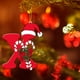 thumbnail image 4 of Colgante de árbol de Navidad de acrílico 2D con letras | Juego de 26 adornos con iniciales del alfabeto para decoración navideña, 4 of 6