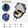 thumbnail image 6 of 2 Racquet Holder Tennis Backpack Tennis Racket Covers Gym Bags Whimsical Unicorns, 6 of 8