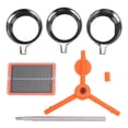 thumbnail image 2 of Ahuyentador Solar De Pájaros, Fácil De Instalar Batería Incorporada A Prueba De Lluvia Prismas Reflectantes Giratorios Versátiles De 360 ​​​​​​ Control De Aves Al Aire, 2 of 7