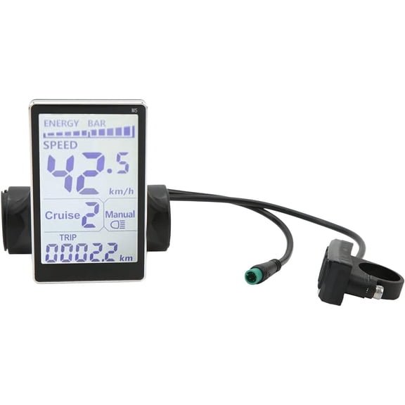 Alomejor Electric LCD Display, Replacement Panel for eBike Scooter with 500C Compatibility