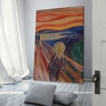 thumbnail image 3 of Edvard Munch Painting Poster The Scream (1) Wall Art Poster Gifts Bedroom Prints Home Decor Hanging Picture Canvas Painting Posters 24x36inch(60x90cm), 3 of 6