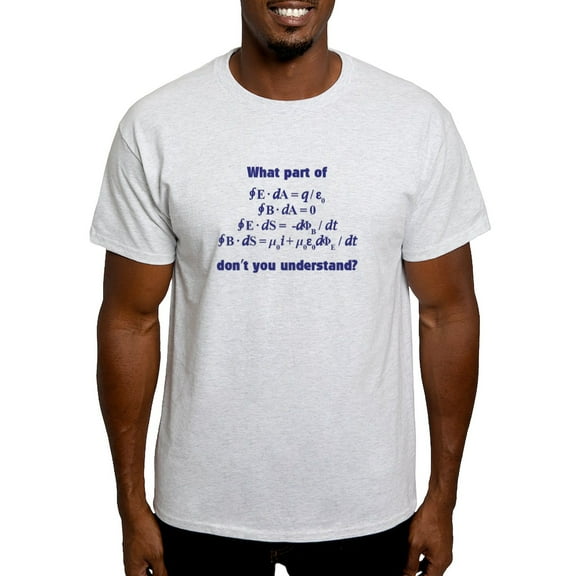 CafePress - Maxwell's Equations T Shirt - Men's Classic Graphic T-Shirt