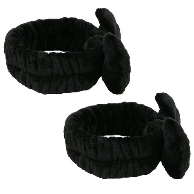Diademas Para El Cuidado De La Piel, Banda Para La Cabeza De Maquillaje Diadema Facial Diadema Cosmética Ajustable Diadema De Spa Con Nudo De Lazo De 2 Piezas Para Maquillarse ANGGREK Otros